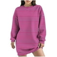 thumbnail image 1 of hotojiny Sweatshirt Dress for Women Crew Neck Casual Long Sleeve Tunic Dresses Fall Fashion Pullover Dress, 1 of 6