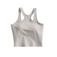 thumbnail image 1 of hotojiny Tank Tops for Women Crew Neck Sleeveless Crop Tops Fashion Low Back Going out Clothes Beach Vaction Shirts with Built in Bra, 1 of 7