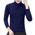 thumbnail image 1 of hotojiny Thermal Sweaters for Men Winter Warm Slim Fit Base Layer Undershirt Lightweight Long Sleeve Turtleneck Pullover L-3Xl, 1 of 7