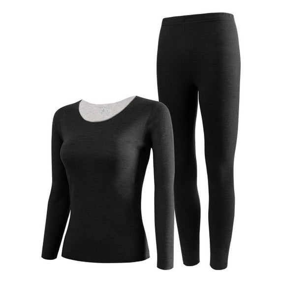 hotojiny Thermal Underwear Women Ultra-Soft Long Johns Set Base Layer Skiing Winter Warm Top & Bottom for Cold Weather