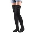 thumbnail image 1 of hotojiny Thigh High Socks for Women Gifts Warm Knit Cozy Leg Warmers Boot Stockings Fall Winter Comfort Fashion Socks, 1 of 5