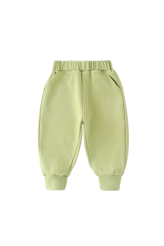 Unisex Baby Harem Pants Cotton Baby Boy Girl Sweatpants Casual Pull on Infant Newborn Joggers for 8M-4Y Toddler Clothes