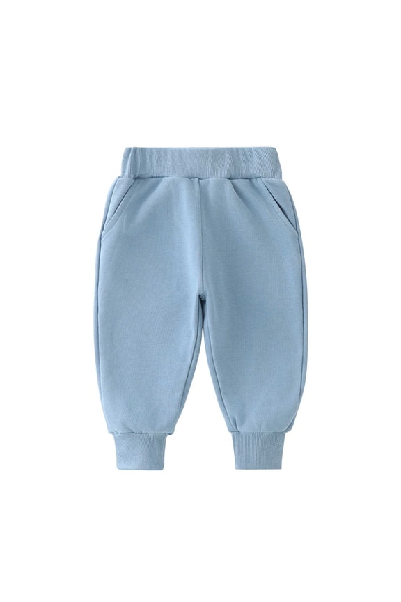 Unisex Baby Harem Pants Cotton Baby Boy Girl Sweatpants Casual Pull on Infant Newborn Joggers for 8M-4Y Toddler Clothes