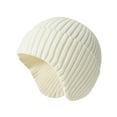 thumbnail image 1 of hotojiny Unisex Beanie Hats Cozy Lounge Knitted Hats Winter Warm Ear Protection Comfort Ribbed Stretchy Hat, 1 of 2