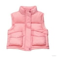 thumbnail image 1 of hotojiny Unisex Boys Girls Puffer Vest Stand Collar Sleeveless Quilted Vest Lightweight Warm down Jacket Winter Kid Clothes 3-13 Years, 1 of 5