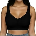 thumbnail image 1 of hotojiny Wireless Bras for Women Underwire Push Up Bras Seamless Full Coverage Comfortable Bralette T Shirt Everyday Bra, 1 of 3