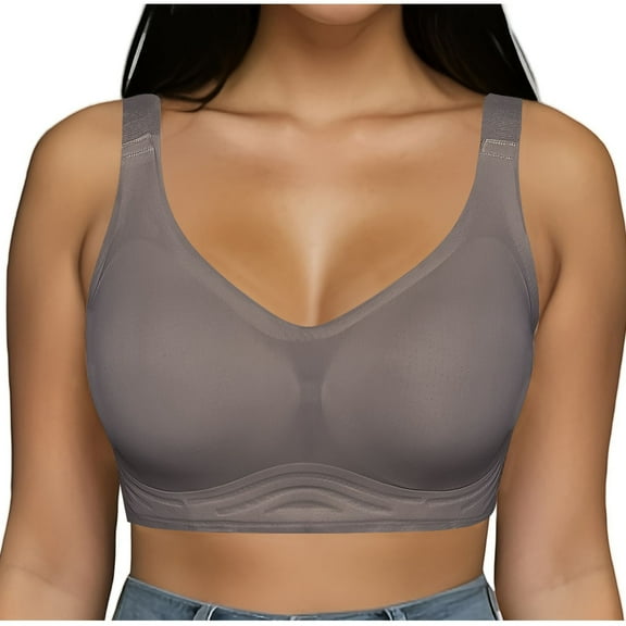 hotojiny Wireless Bras for Women Underwire Push Up Bras Seamless Full Coverage Comfortable Bralette T Shirt Everyday Bra