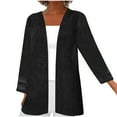 thumbnail image 1 of hotojiny Women Casual Lace Cardigan Lightweight Long Sleeve Jacket Open Front Tops Fall Cardigans Comfortable Outwear, 1 of 5