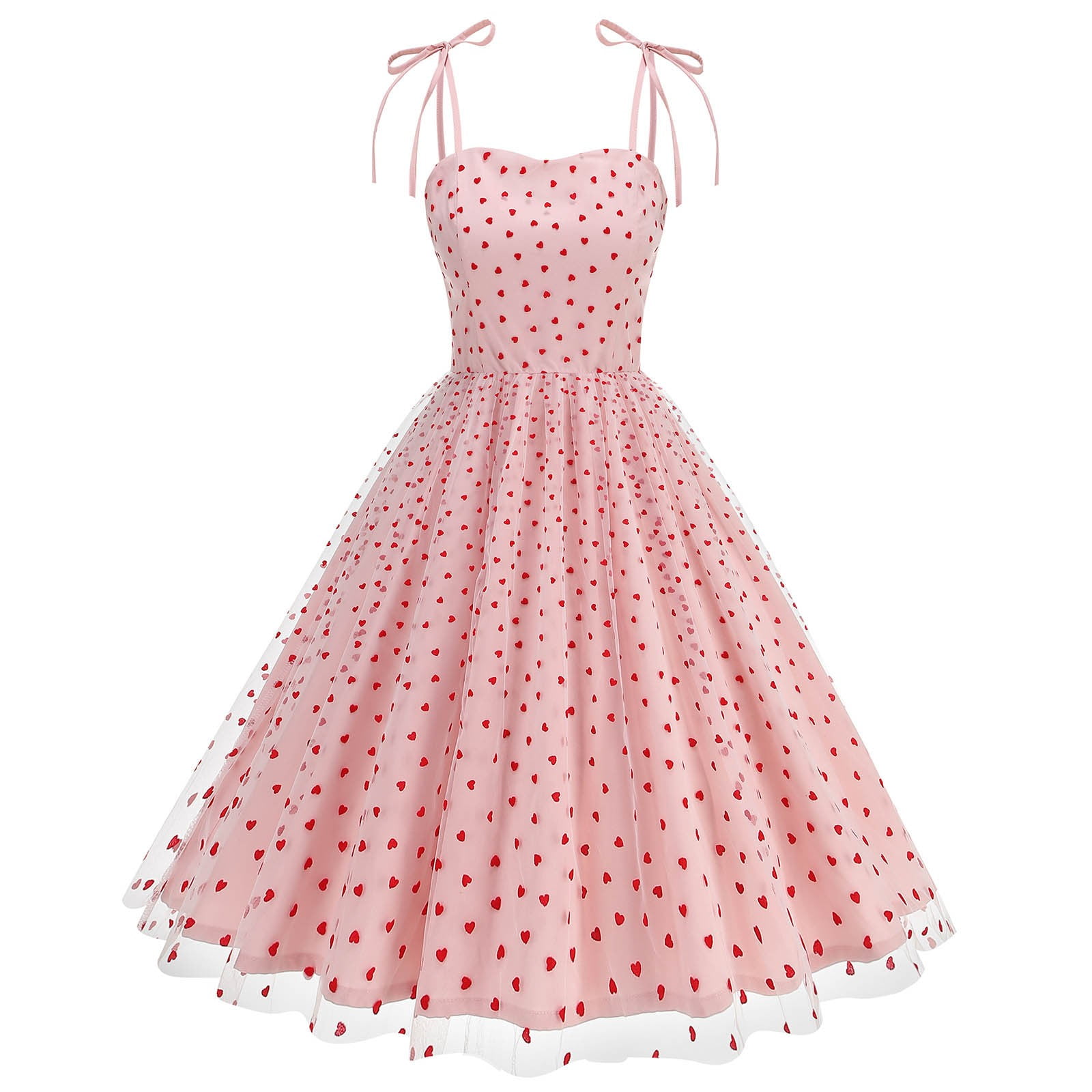chinese dress ladies Grace Maxi Dress in Swoosh Heart Print main image 0