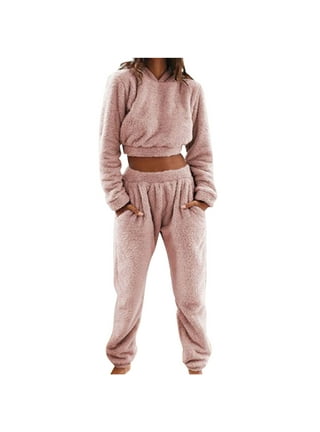Plus size fuzzy lounge set sale