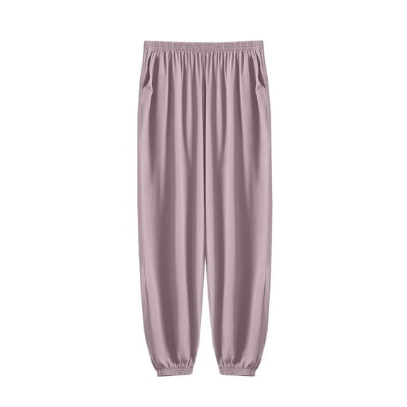 hotojiny Women Plus Size Pajama Pants Comfy Soft Loungewear Sleepwear Casual Wide Leg Lightweight Baggy Trousers