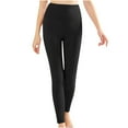 thumbnail image 1 of hotojiny Women Plus Size Thermal Leggings High Waisted Winter Warm Underwear Bottoms Fleece Lined Stretchy Tights Yoga Pants, 1 of 4