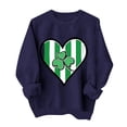 thumbnail image 1 of hotojiny Women St. Patrick's Day Gift Sweatshirts Fashion Printed Long Sleeve Shirt Casual Loose Fit Crew Neck Tops, 1 of 6