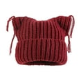 thumbnail image 1 of hotojiny Women's Beanie Hat Fall Winter Warm Knitted Tassel Hat Cute Cozy Stretchy Fashion Comfort Soft Hat, 1 of 3
