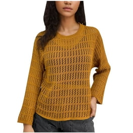 トップス Andequal sheer pattern knit Ravelry: Sadie Top pattern by Woozy By Céline