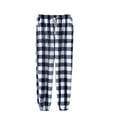 thumbnail image 1 of hotojiny Women's Flannel Pajama Pants Fashion Plaid Fleece Lined Lounge Sleep Pants Comfy Warm Shaggy Sleepwear Winter Outfit, 1 of 3