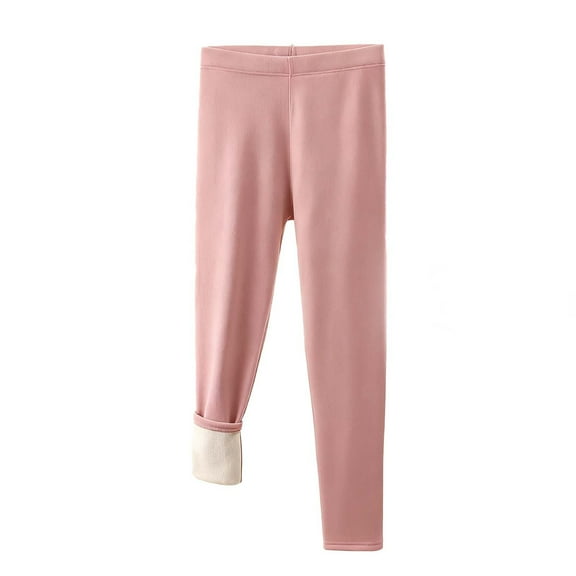 hotojiny Women's Fleece Lined Leggings Soft Comfy Thick Thermal Warm Winter Tights Elastic Waist Underwear Bottoms Yoga Pants