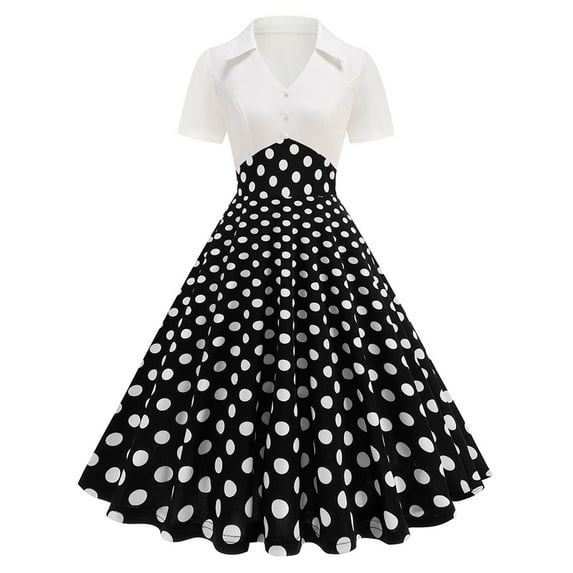 hotojiny Women's Formal Dresses Trendy Vintage Renaissance Cocktail Maxi Dress Elegant Short Sleeve A-Line Flowy Dress