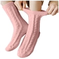 thumbnail image 1 of hotojiny Women's Fuzzy Socks Cozy Fluffy Soft Boot Socks per Socks Fall Gifts Winter Warm Plush Comfort Crew Socks, 1 of 7