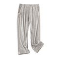thumbnail image 1 of hotojiny Women's Pajama Pants Wide Leg Lounge Pj Bottoms with Pockets Elastic Waist Soft Comfy Solid Sleepwear, 1 of 3