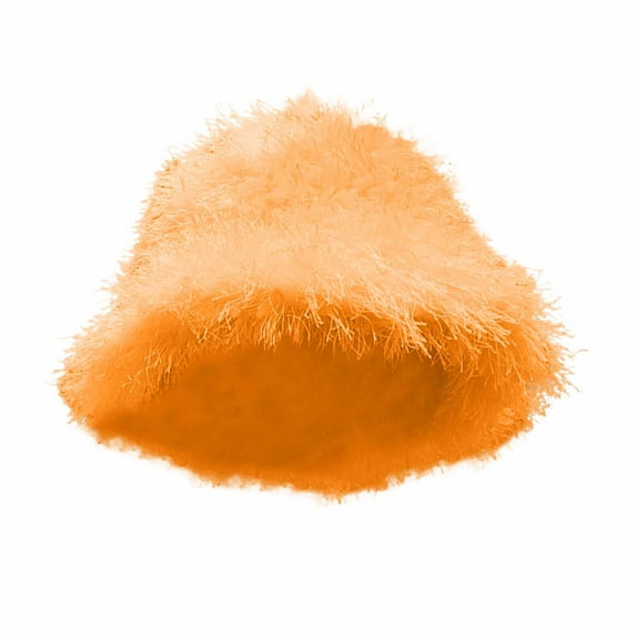 hotojiny Women's Plush Hat Winter Warm Fuzzy Soft Bucket Hat Comfort Fashion Cozy Fleece Solid Color Hats
