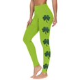 thumbnail image 1 of hotojiny Women's St. Patrick's Day Leggings Spring Fashion Soft Butt Lifting Yoga Pants for Workout Athletic, 1 of 4