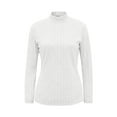 thumbnail image 1 of hotojiny Women's Thermal Shirts Warm Fleece Lined Mock Neck Plus Size Tops Slim Fitted Long Sleeve Base Layer Undershirt for Cold Weather, 1 of 5