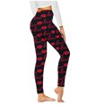 thumbnail image 1 of hotojiny Women's Valentines Day Leggings Spring Fashion Outfits Gifts Soft High Waisted Workout Yoga Pants, 1 of 5