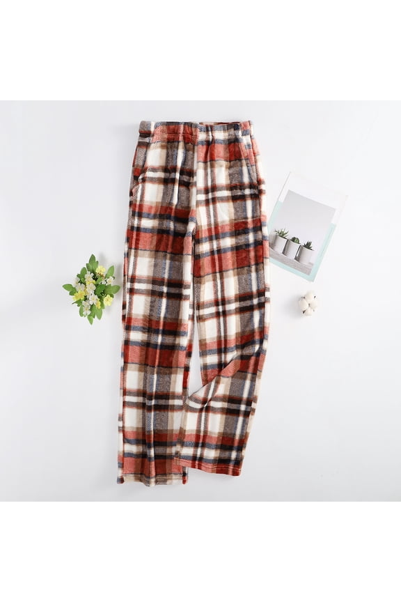 Women's Warm Plush Pajama Pants Cute Fluffy Sleep Pants Comfy Fuzzy Lounge Fleece Pj Bottoms Plus Size Sleepwear for Winter