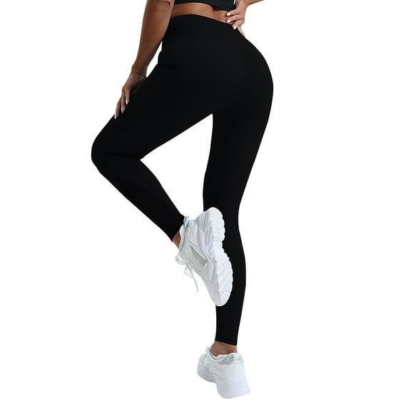 hotojiny Women's Yoga Leggings with Pockets Soft Summer Breathable Gym Workout Pants Casual High Waist Leggings