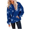 thumbnail image 1 of hotojiny Womens Hoodies Long Sleeve Oversized Casual Sweatshirts Fall Drawstring Loose Pullover Tops with Pockets, 1 of 5