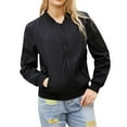 thumbnail image 1 of hotojiny Womens Jacket Casual Long Sleeve Jackets Lightweight Zip Up Jacket Coat Windbreaker Outwear with Pockets, 1 of 7