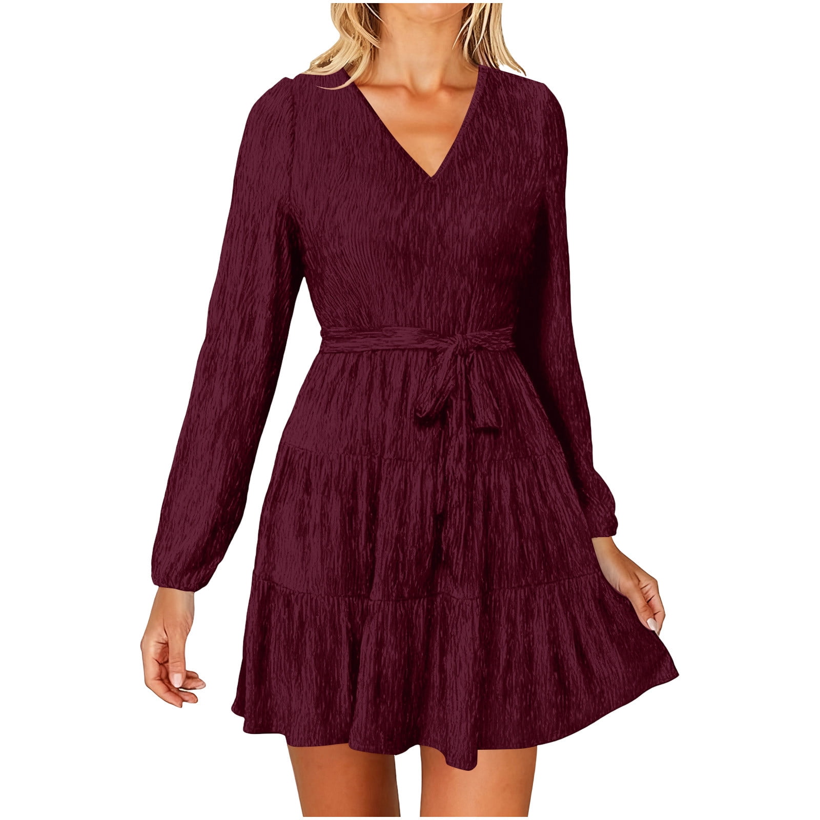 sweater dress v neck Women's Jade Midi Sweater Dress | Black main image 0