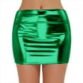 thumbnail image 1 of hotojiny Womens Nightclub Mini Skirt Summer Fashion Slim Sparkly Party Pencil Skirts Casual Low-Rise Short Skirt, 1 of 4