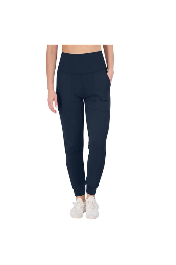 Womens Plus Size Workout Pants Casual Fleece Lined Warm Soft Yoga Running Joggers Gym Athletic Tapered Pants