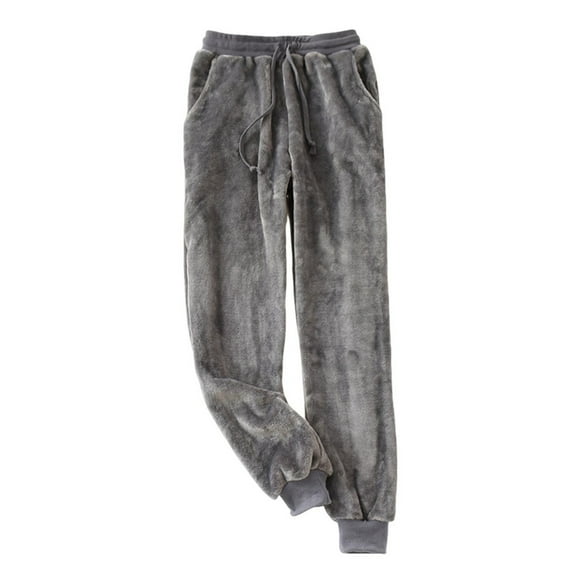 hotojiny Womens Plush Pajama Pants Soft Fuzzy Sherpa Pj Bottoms Cozy Fleece Lined Thermal Lounge Sleep Trousers Winter Outfit