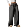 thumbnail image 1 of hotojiny Womens Wide Leg Sweatpants Baggy Loose Fall Trousers Lightweight Casual Workout Athletic Pants Comfy Outfit, 1 of 7