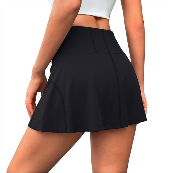 hotojiny Womens Yoga Skorts High Waist Lightweight Athletic Tennis Golf Skirt with Shorts Summer Running Workout Shorts