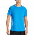 thumbnail image 1 of hotojiny Workout Mens Shirts Quick Dry Causal Work Gym Athletic T-Shirts Loose Fit Solid Short Sleeve Tee for Basketball Running, 1 of 7