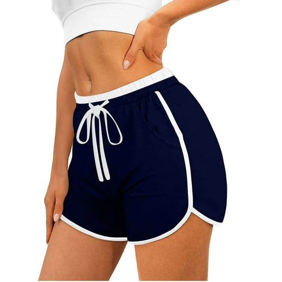 hotojiny Workout Shorts for Women Summer Casual Loose Comfy Yoga Athletic Shorts Trendy Solid Color Shorts with Pocket