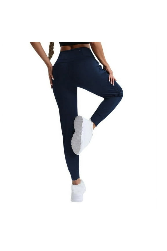 Yoga Pants for Women Casual Workout Joggers Lounge Athletic Running Tapered Pants Comfy High Waist Trousers