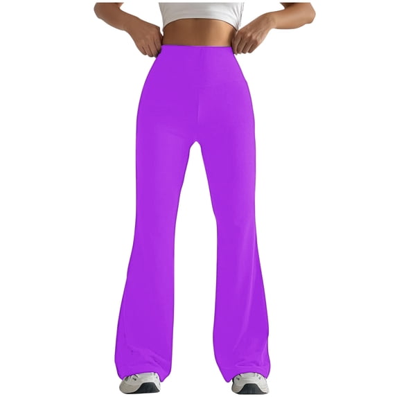 hotojiny Yoga Pants for Women Comfy High Waisted Workout Pants Flare Leggings Stretch Athletic Bootcut Bell Bottom