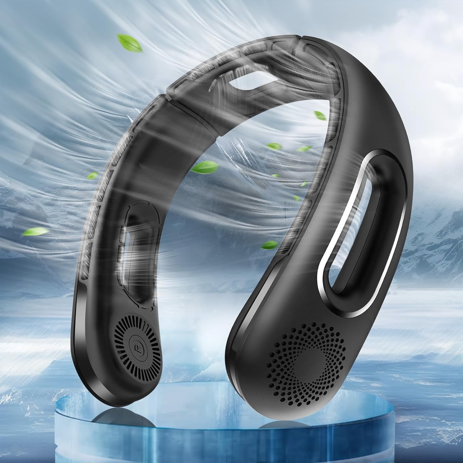 Qulet bladeless fan hot ➕cool hotsales 4-speed 360° cooling bladeless neck fan - Walmart.com