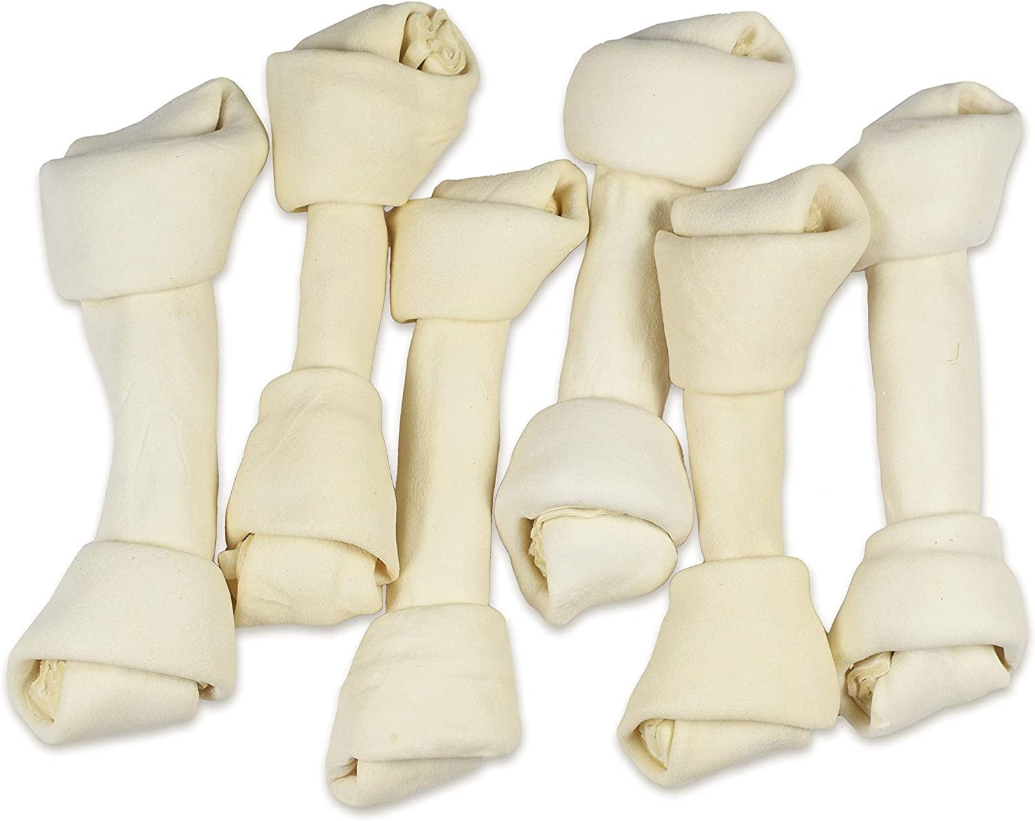 HotSpot Pets Rawhide Dog Bones - Great for Dog Chews, Promotes Hygiene and Healthy Gums, 8-9 Inch, Large, 5 Pack
