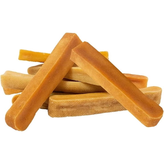 hotspot pets Large Himalayan Yak Cheese Dog Chew - 6 Count Thick Rawhide Free Yak Cheese Chews, Long Lasting Dog Chew Stick for Agrgressive & Power Chewers