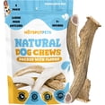 thumbnail image 1 of HotSpot Pets Premium Elk Horn Antlers Dog Chews, Odorless Rawhide Marrow, 7+ Inch Large, 2 Pack, 1 of 9