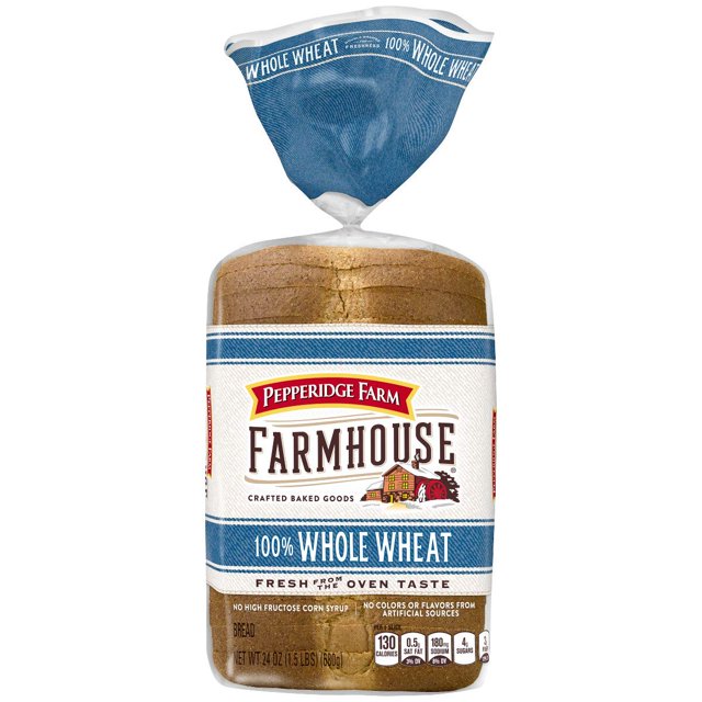 house 100 Whole Wheat Bread, 24 oz. Bag