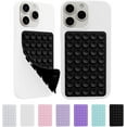 thumbnail image 1 of A house of tools 2 Pack Silicone Sticky Grip Holder for Cellphone, Silicone Suction Cup Phone Case Mount Double Sided, Hands-Free Phone Accessories Strong Grip Holder for Selfie and Video (Black), 1 of 6