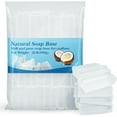 thumbnail image 1 of MaxxMarket Soap Base Natural 2LB - Clear Glycerin Base for Soap Making Melt and Pour Organic Glicerina para Hacer Jabones Foaming Additives Odorless Good Cleaning Ability Soap Making Supplies, 1 of 7