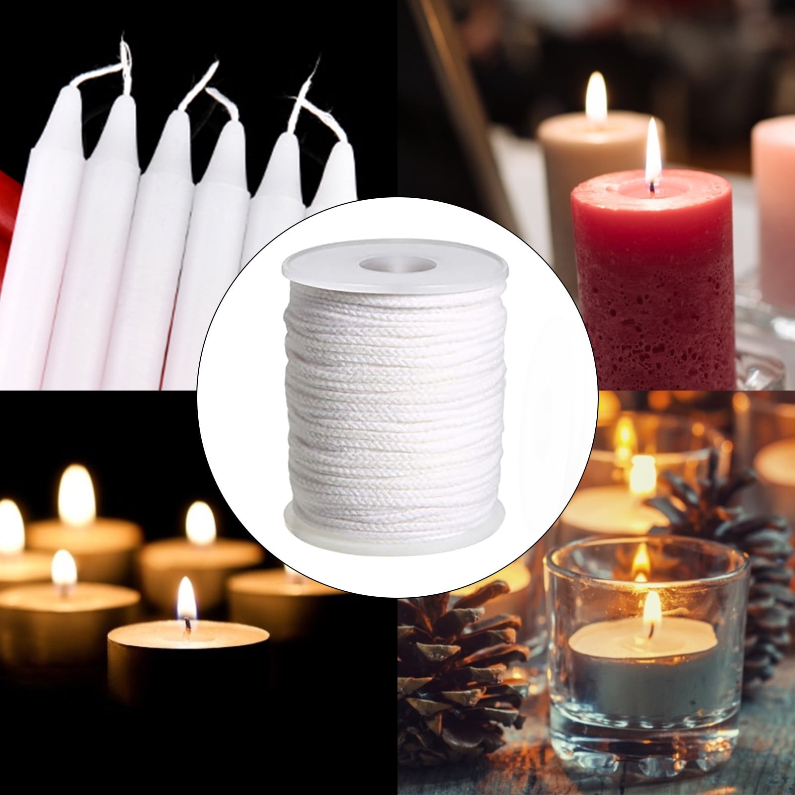 household electrical appliances DIY Candle Wick Roll 61m Cotton Rope